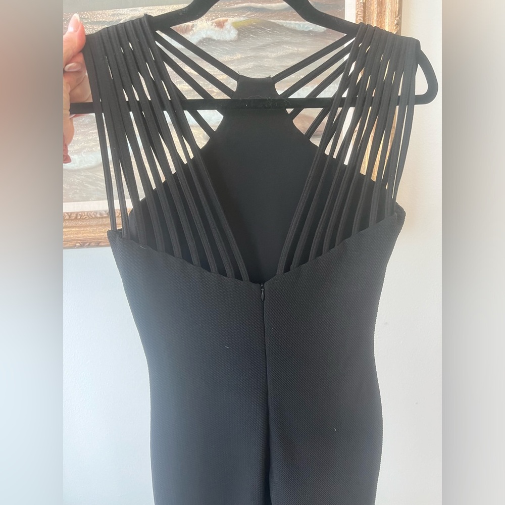 Black cocktail dress
